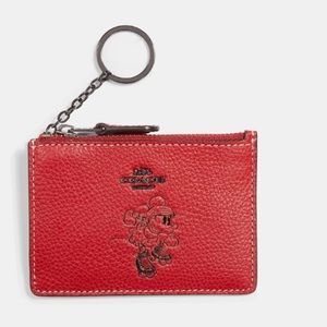 Coach Bags - COACH Minnie Mini ID Skinny Leather Wallet Coach Bags - COACH Minnie Mini ID Skinny Leather Wallet
